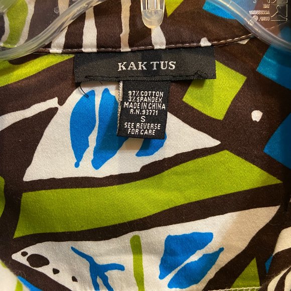 Kak Tus geometric design jacket - Picture 2 of 4